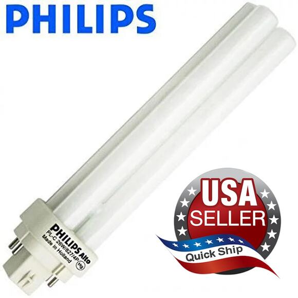 11 NEW Philips PL-C 26W/841/XEW/4P/ALTO 21W Compact 4Pin Fluorescent Lamp G24q-3 - Picture 1 of 8
